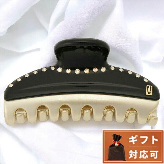 アレクサンドル ドゥ パリ ALEXANDRE DE PARIS ICCM-15571-03 N3 ヴァンドーム Mクリップ クリスタル ヘアクリップ ブラック 髪留め レディース AHAL00035L