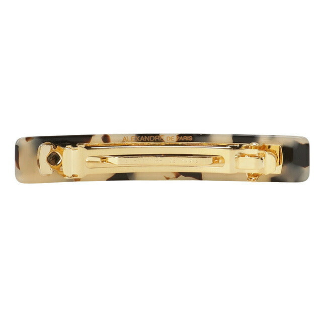 アレクサンドル ドゥ パリ ALEXANDRE DE PARIS AA6 735 G ベーシック バレッタ ベージュマーブル 髪留め レディース AHAL00039L