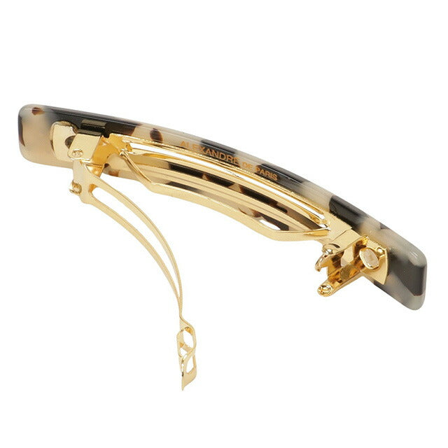 アレクサンドル ドゥ パリ ALEXANDRE DE PARIS AA6 735 G ベーシック バレッタ ベージュマーブル 髪留め レディース AHAL00039L