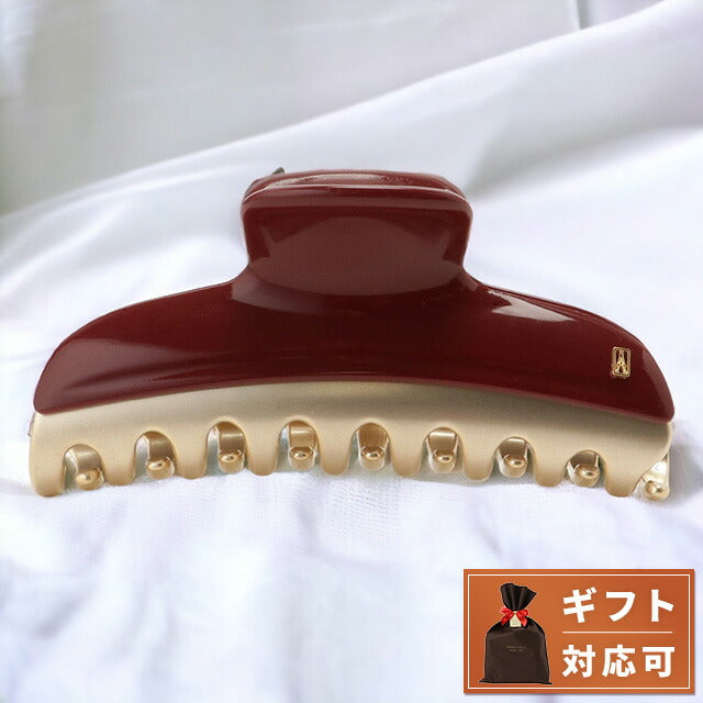 アレクサンドル ドゥ パリ ALEXANDRE DE PARIS ICCL 12832 02 B2 ヴァンドーム Lクリップ ヘアクリップ ボルドー 髪留め AHAL00045L