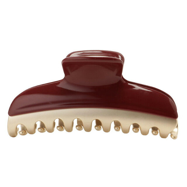 アレクサンドル ドゥ パリ ALEXANDRE DE PARIS ICCL 12832 02 B2 ヴァンドーム Lクリップ ヘアクリップ ボルドー 髪留め AHAL00045L