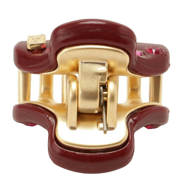 アレクサンドル ドゥ パリ ALEXANDRE DE PARIS ICCXS 14338 03 B2 ヴァンドーム XSクリップ クリスタル ヘアクリップ ボルドー AHAL00056L