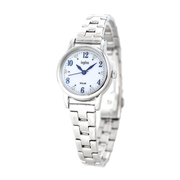 セイコー アルバ アンジェーヌ 腕時計 レディース ソーラー AHJD405 SEIKO ALBA ingenu ホワイト AHJD405