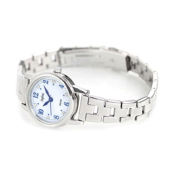 セイコー アルバ アンジェーヌ 腕時計 レディース ソーラー AHJD405 SEIKO ALBA ingenu ホワイト AHJD405