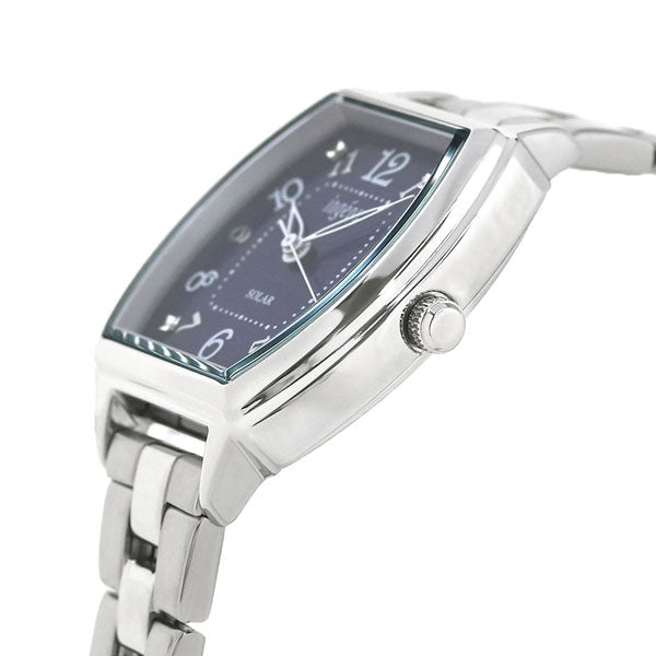 セイコー レディース 腕時計 トノー ソーラー AHJD415 SEIKO ALBA アルバ アンジェーヌ ネイビー 記念品 プレゼント ギフト AHJD415