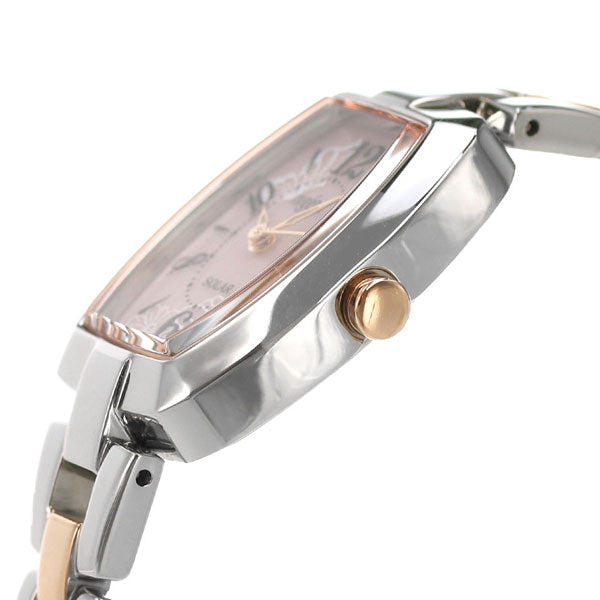 セイコー アルバ アンジェーヌ トノー ソーラー 蝶 花 レディース 腕時計 ブランド AHJD423 SEIKO ピンク AHJD423