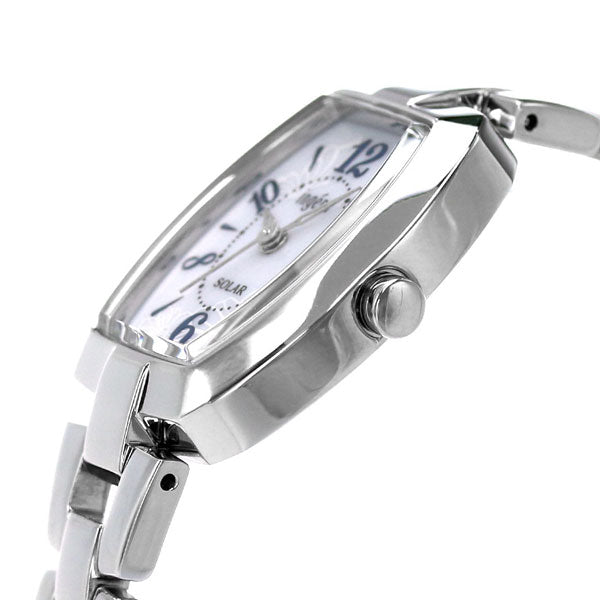 セイコー アルバ アンジェーヌ トノー ソーラー 蝶 花 レディース 腕時計 ブランド AHJD424 SEIKO ホワイト AHJD424