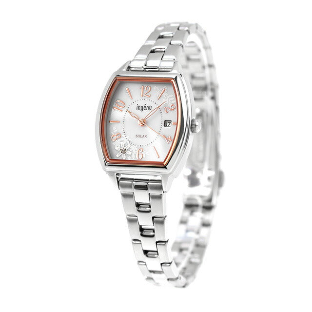 セイコー アルバ アンジェーヌ ソーラー 腕時計 ブランド レディース ダイヤモンド SEIKO AHJD437 アナログ シルバー AHJD437