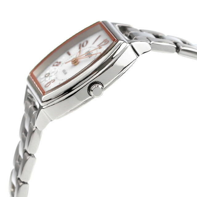 セイコー アルバ アンジェーヌ ソーラー 腕時計 ブランド レディース ダイヤモンド SEIKO AHJD437 アナログ シルバー AHJD437