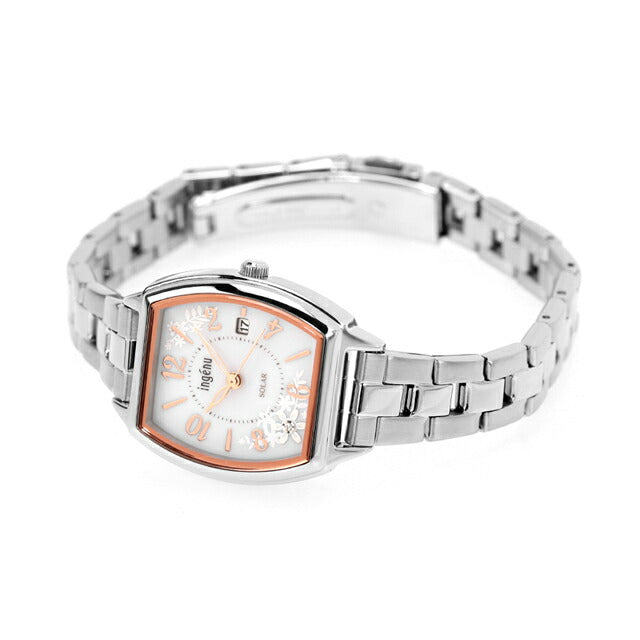 セイコー アルバ アンジェーヌ ソーラー 腕時計 ブランド レディース ダイヤモンド SEIKO AHJD437 アナログ シルバー AHJD437