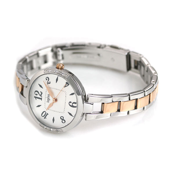 セイコー アルバ アンジェーヌ ブレスレット レディース 腕時計 ブランド AHJK448 SEIKO ホワイト ピンクゴールド AHJK448