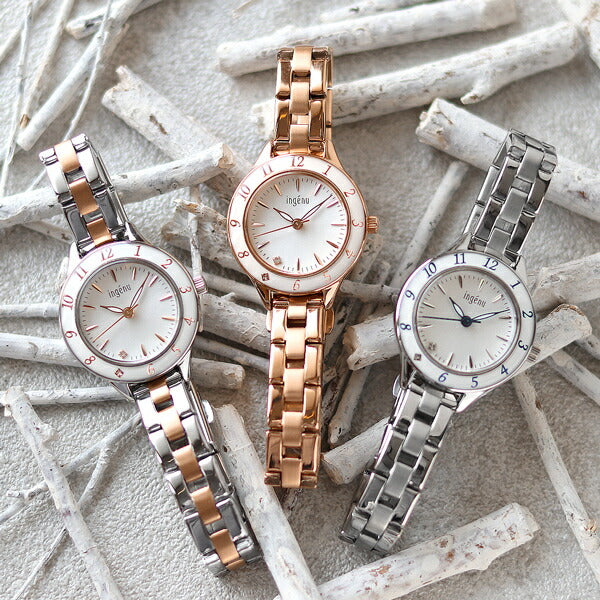 セイコー アルバ アンジェーヌ ブレスレット エポラクオーツ クオーツ レディース 腕時計 AHJK461 SEIKO ALBA ingenu シルバー ピンクゴールド 記念品 ギフト AHJK461