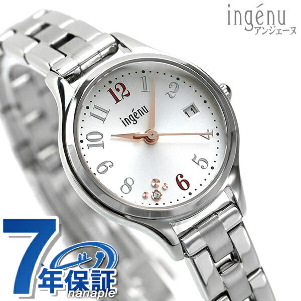 セイコー アルバ アンジェーヌ 腕時計 クオーツ レディース AHJK464 SEIKO ALBA ingenu ホワイト AHJK464