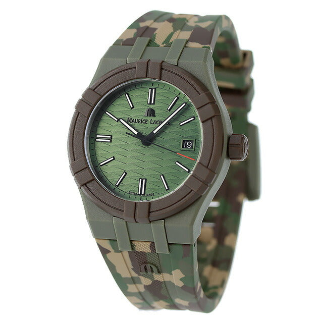 モーリスラクロア アイコン タイド 40mm クオーツ 腕時計 ブランド メンズ MAURICE LACROIX AI2008-D33DZ-000-0 アナログ カモフラージュ AI2008-D33DZ-000-0