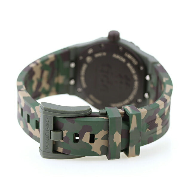 モーリスラクロア アイコン タイド 40mm クオーツ 腕時計 ブランド メンズ MAURICE LACROIX AI2008-D33DZ-000-0 アナログ カモフラージュ AI2008-D33DZ-000-0