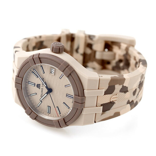 モーリスラクロア アイコン タイド 40mm クオーツ 腕時計 ブランド メンズ MAURICE LACROIX AI2008-IJJIZ-000-0 カモフラージュ スイス製 AI2008-IJJIZ-000-0