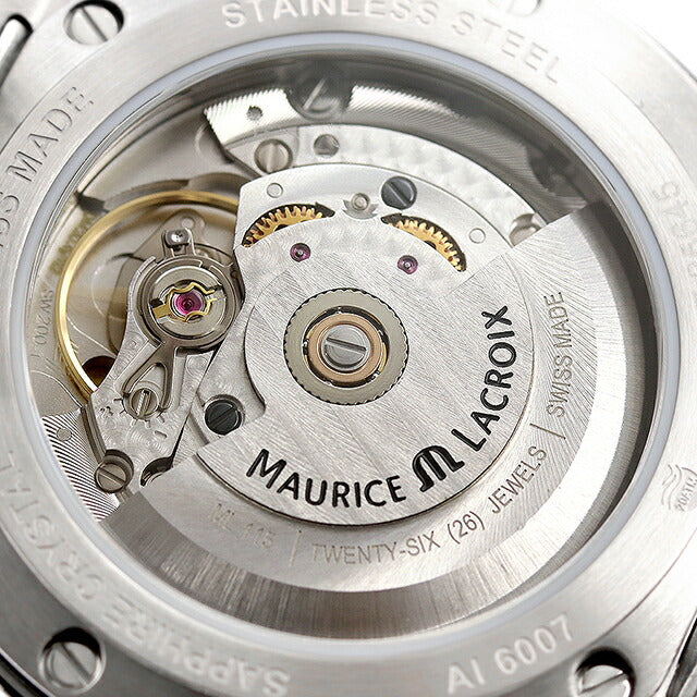 モーリスラクロア アイコン 39mm 自動巻き 機械式 腕時計 ブランド メンズ AI6007-SS002-331-1 アナログ ブラック 黒 スイス製 AI6007-SS002-331-1