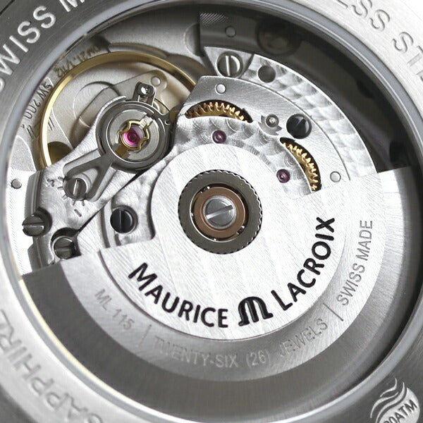 モーリスラクロア アイコン オートマティック 42mm スイス製 自動巻き 機械式 メンズ 腕時計 AI6008-SS002-130-1 MAURICE LACROIX ホワイト AI6008-SS002-130-1