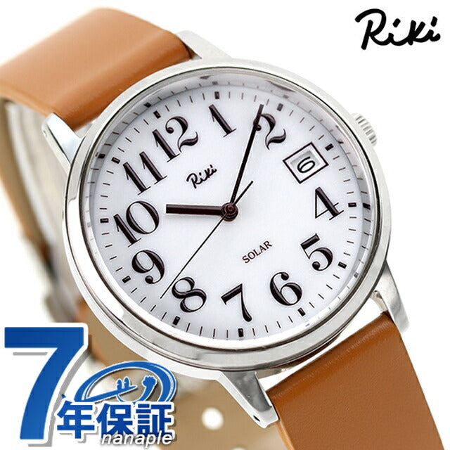 セイコー アルバ リキ スタンダート ソーラー ソーラー 腕時計 ブランド メンズ レディース 革ベルト SEIKO AKPD402 アナログ ホワイト ライトブラウン AKPD402