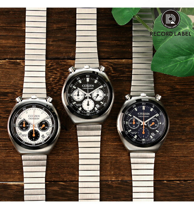 シチズン コレクション レコードレーベル ツノクロノ 腕時計 ブランド メンズ レディース パンダ クロノグラフ CITIZEN AN3660-81A 選べるモデル AN3660-81A