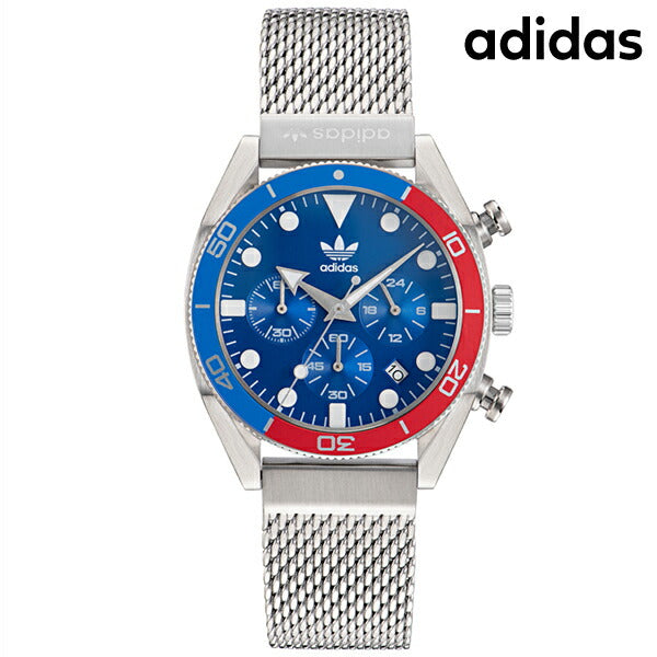 アディダス EDITION TWO CHRONO クオーツ 腕時計 ブランド メンズ クロノグラフ adidas AOFH22500 アナログ ブルー AOFH22500