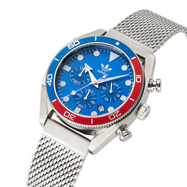 アディダス EDITION TWO CHRONO クオーツ 腕時計 ブランド メンズ クロノグラフ adidas AOFH22500 アナログ ブルー AOFH22500