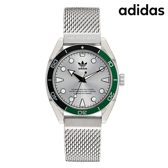 アディダス EDITION TWO クオーツ 腕時計 ブランド メンズ adidas AOFH22503 アナログ シルバー AOFH22503