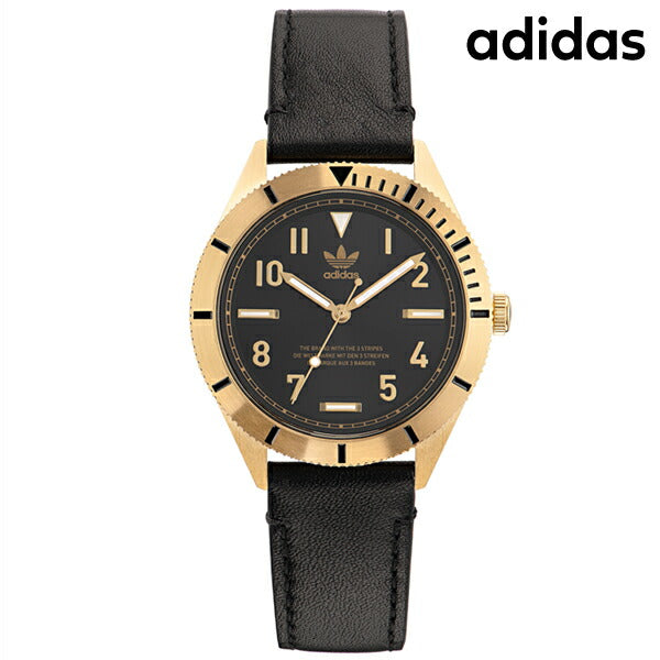 アディダス EDITION THREE クオーツ 腕時計 ブランド メンズ レディース adidas AOFH22504 アナログ ブラック 黒 AOFH22504