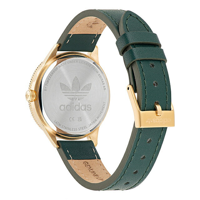 アディダス オリジナルファッションエディション スリー スモール クォーツ 電池式 腕時計 ブランド レディース adidas AOFH22508 アナログ シルバー グリーン AOFH22508