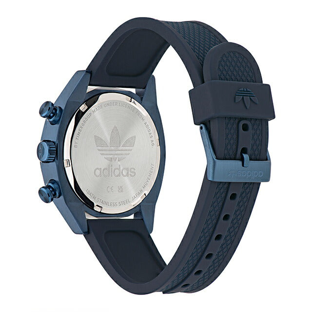 アディダス Edition Two Chrono クォーツ 電池式 腕時計 ブランド メンズ クロノグラフ adidas AOFH23004 多針アナログ ホワイト ブルー 白 AOFH23004