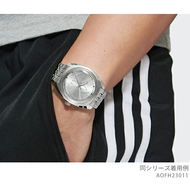 アディダス Edition One クォーツ 電池式 腕時計 ブランド メンズ レディース adidas AOFH23011 アナログ シルバー AOFH23011