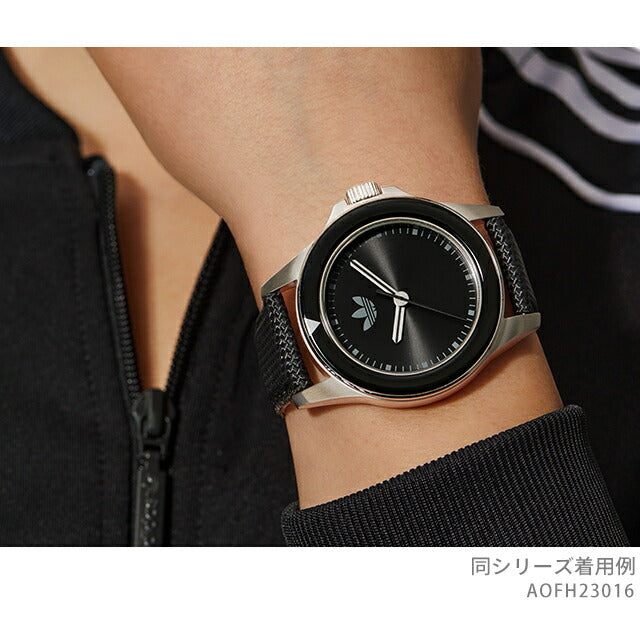 アディダス Expression One クォーツ 電池式 腕時計 ブランド メンズ レディース adidas AOFH23016 アナログ ブラック 黒 AOFH23016