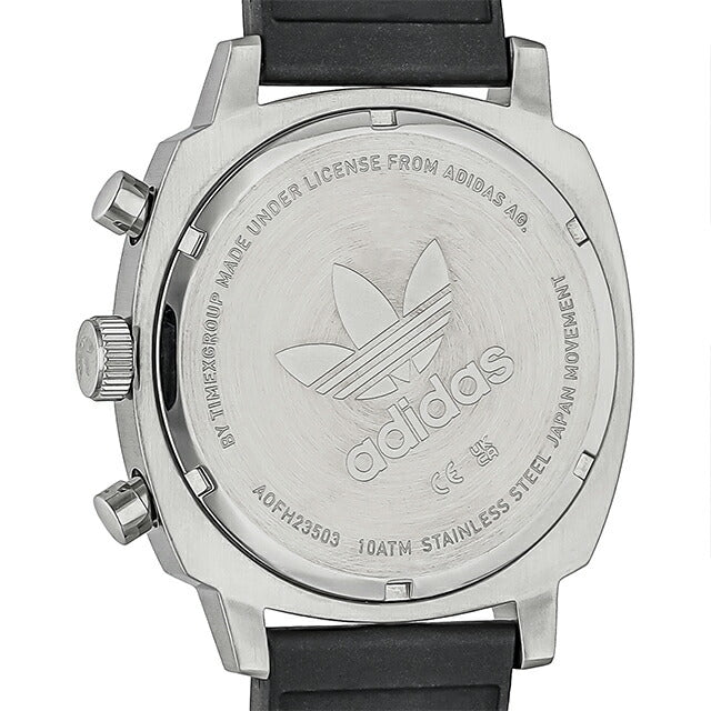アディダス MASTER ORIGINALS ONE CHRONO クォーツ 電池式 腕時計 ブランド メンズ クロノグラフ adidas AOFH23503 多針アナログ ベージュ ブラック 黒 AOFH23503