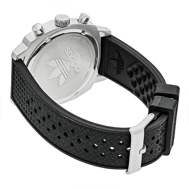アディダス MASTER ORIGINALS ONE CHRONO クォーツ 電池式 腕時計 ブランド メンズ クロノグラフ adidas AOFH23505 多針アナログ ブラック 黒 AOFH23505