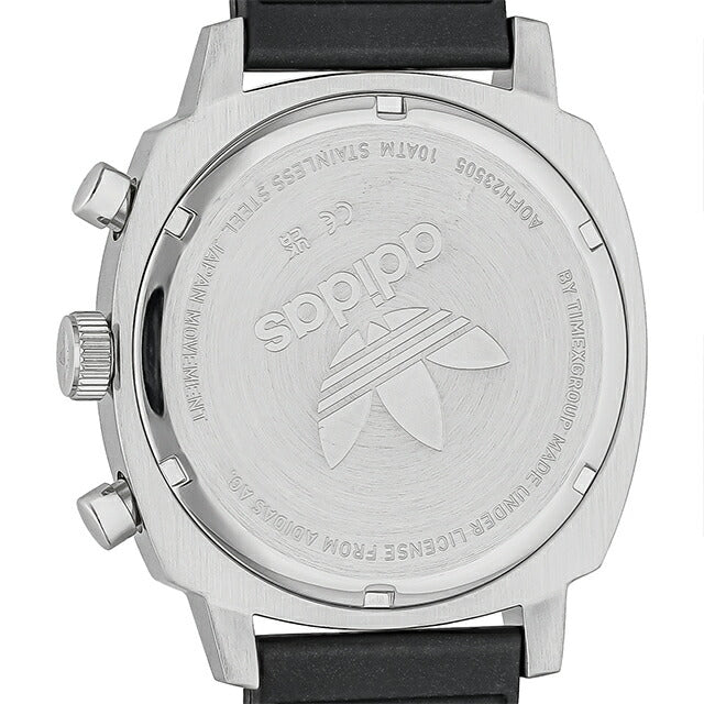 アディダス MASTER ORIGINALS ONE CHRONO クォーツ 電池式 腕時計 ブランド メンズ クロノグラフ adidas AOFH23505 多針アナログ ブラック 黒 AOFH23505