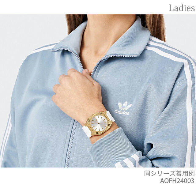 アディダス CITY TECH THIN クオーツ 腕時計 ブランド メンズ adidas AOFH24003 アナログ シルバー ホワイト 白 AOFH24003