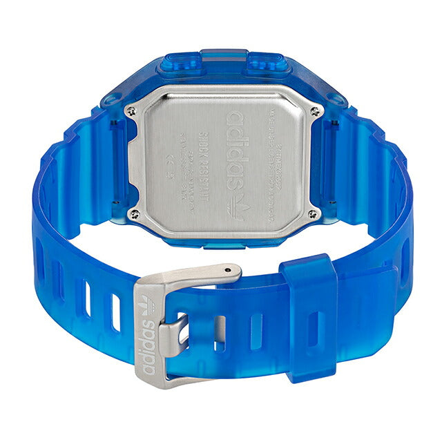 アディダス DIGITAL ONE GMT クオーツ 腕時計 ブランド メンズ レディース adidas AOST22047 デジタル ブルー クリアブルー AOST22047