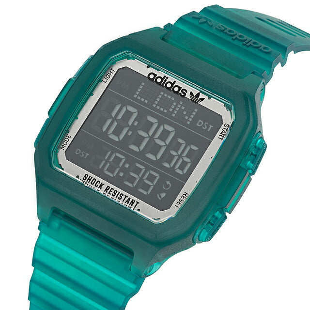 アディダス DIGITAL ONE GMT クオーツ 腕時計 ブランド メンズ レディース adidas AOST22048 デジタル グリーン AOST22048