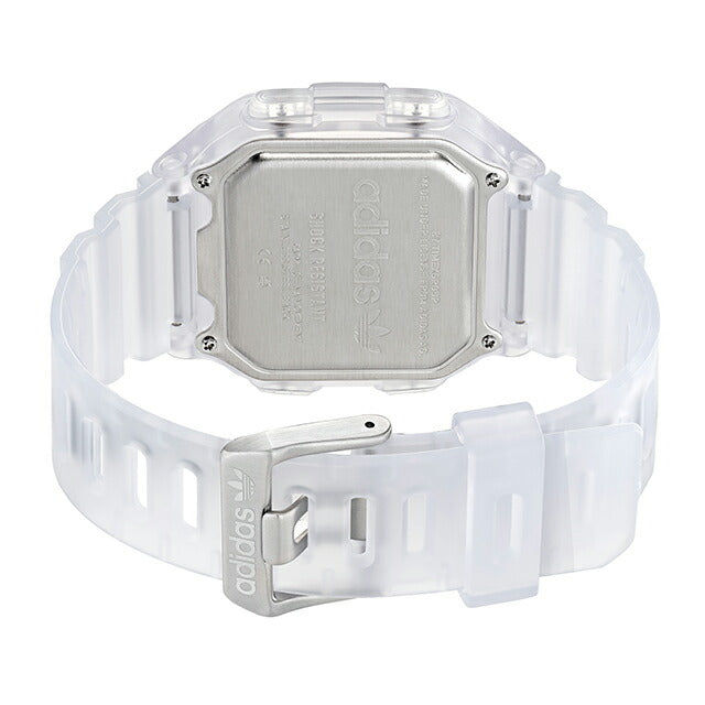 アディダス DIGITAL ONE GMT クオーツ 腕時計 ブランド メンズ レディース adidas AOST22049 デジタル ブラック スケルトン 黒 AOST22049