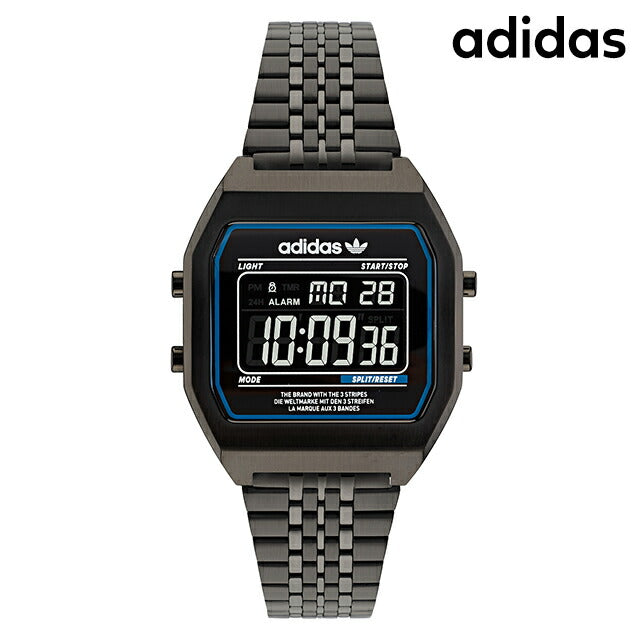 アディダス DIGITAL TWO クオーツ 腕時計 ブランド メンズ レディース adidas AOST22073 デジタル ブラック 黒 AOST22073