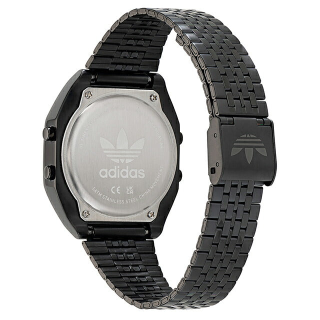 アディダス DIGITAL TWO クオーツ 腕時計 ブランド メンズ レディース adidas AOST22073 デジタル ブラック 黒 AOST22073