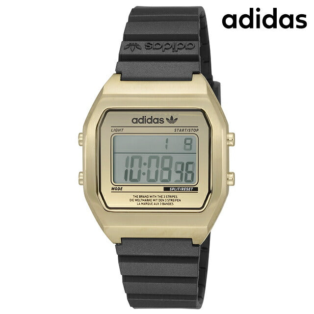 アディダス DIGITAL TWO クオーツ 腕時計 ブランド メンズ レディース adidas AOST22075 デジタル ブラック 黒 AOST22075
