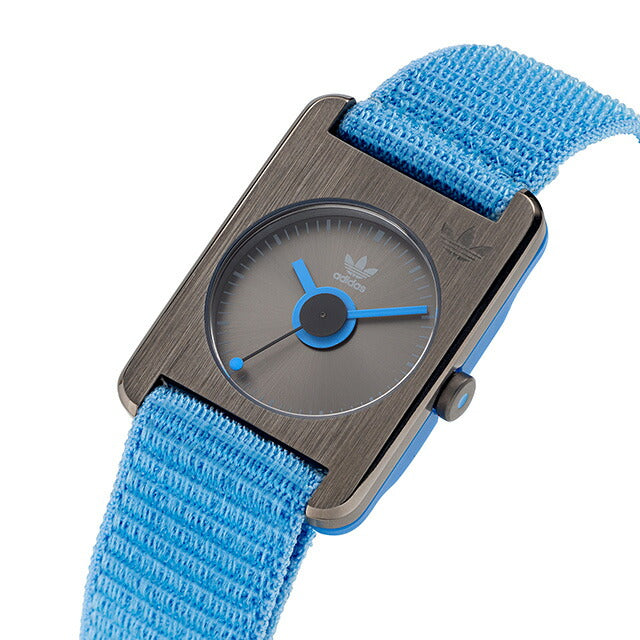 アディダス RETRO POP ONE クオーツ 腕時計 ブランド メンズ レディース adidas AOST22538 アナログ ブラック ブルー 黒 AOST22538