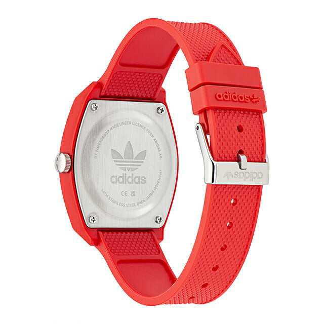 アディダス Project Two クォーツ 電池式 腕時計 ブランド メンズ レディース adidas AOST23051 アナログ レッド 赤 AOST23051