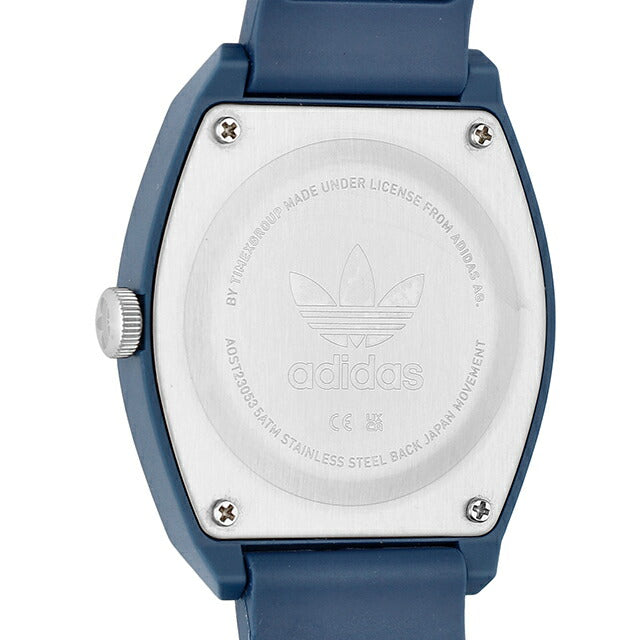 アディダス PROJECT TWO GRFX クオーツ 腕時計 ブランド メンズ レディース adidas AOST23053 アナログ ブルー AOST23053