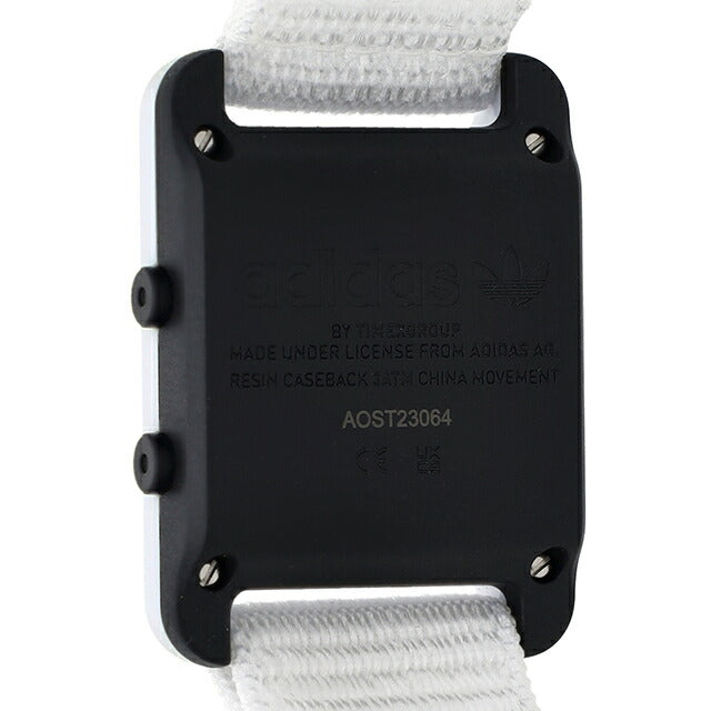 アディダス RETRO POP DIGITAL クオーツ 腕時計 ブランド メンズ レディース adidas AOST23064 デジタル ブラック ホワイト 黒 AOST23064