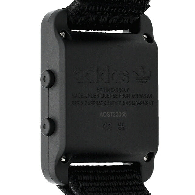 アディダス RETRO POP DIGITAL クオーツ 腕時計 ブランド メンズ レディース adidas AOST23065 デジタル オールブラック 黒 AOST23065