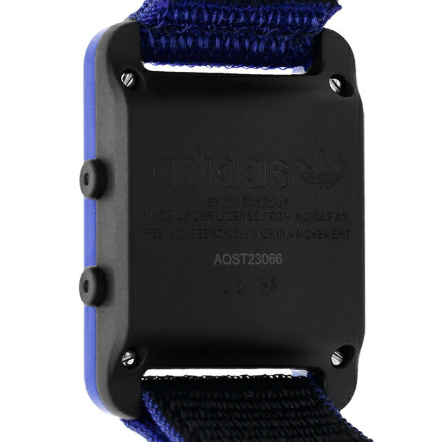 アディダス RETRO POP DIGITAL クオーツ 腕時計 ブランド メンズ レディース adidas AOST23066 デジタル ブラック ブルー 黒 AOST23066