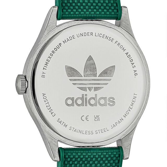 アディダス PRPJECT ONE SST クォーツ 電池式 腕時計 ブランド メンズ adidas AOST23543 アナログ ブラック グリーン 黒 AOST23543