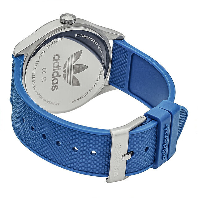 アディダス PRPJECT ONE SST クォーツ 電池式 腕時計 ブランド メンズ adidas AOST23545 アナログ ブラック ブルー 黒 AOST23545